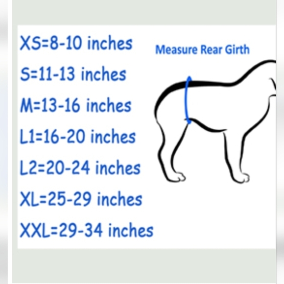 Teamoy Reusable Wrap Diapers for Male Dogs, Pack of 3  XXL New - Picture 12 of 14